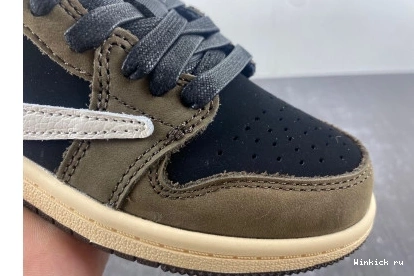 SCOTT 1 AIR 'MOCHA' LOW JORDAN X (KIDS)TRAVIS 0824